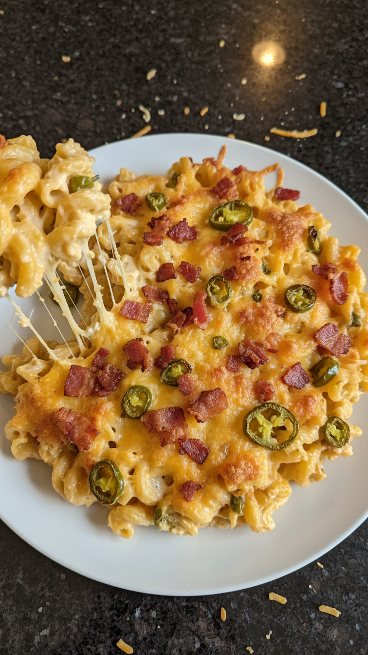 Jalapeno Popper Pasta Bake