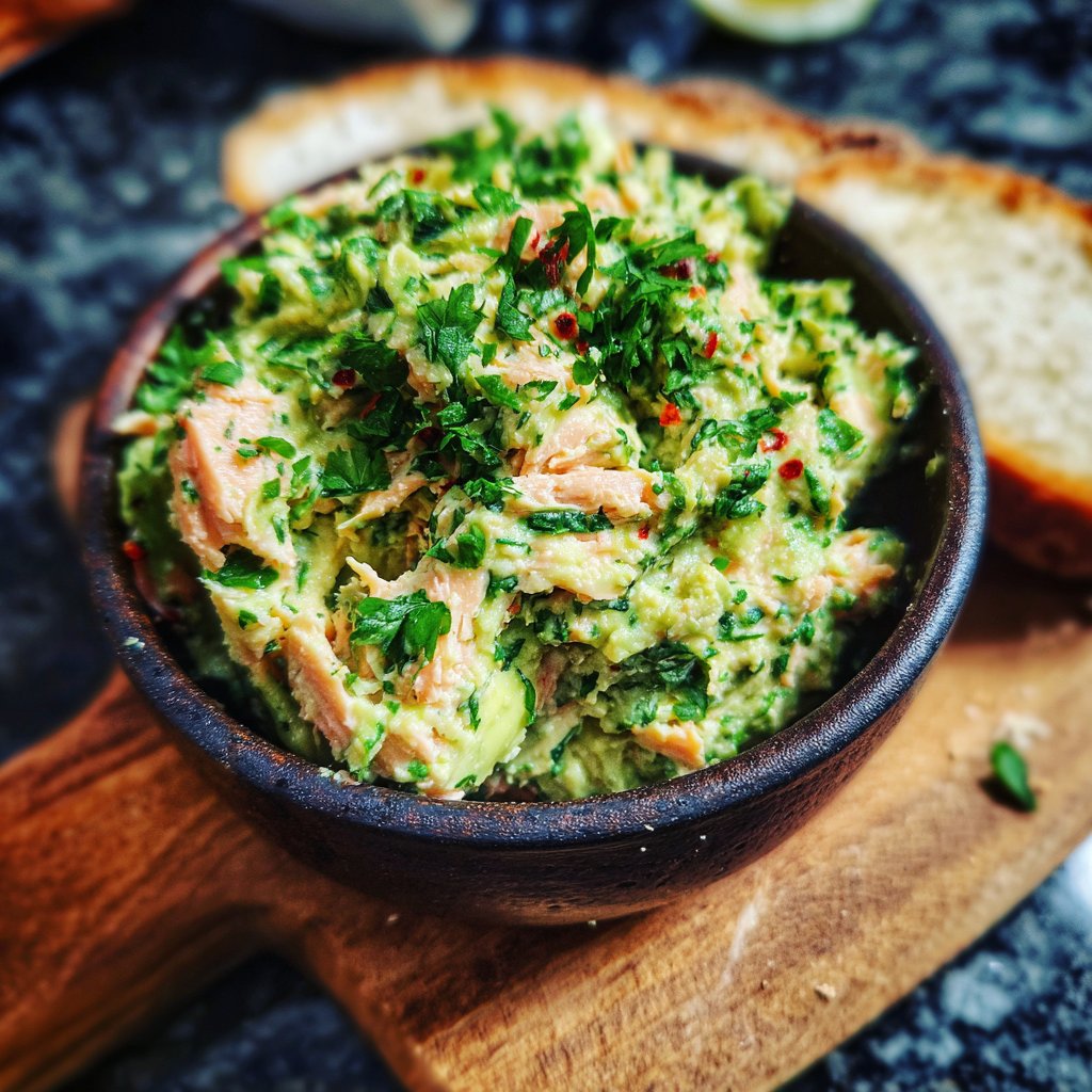 Creamy Avocado Salmon Spread