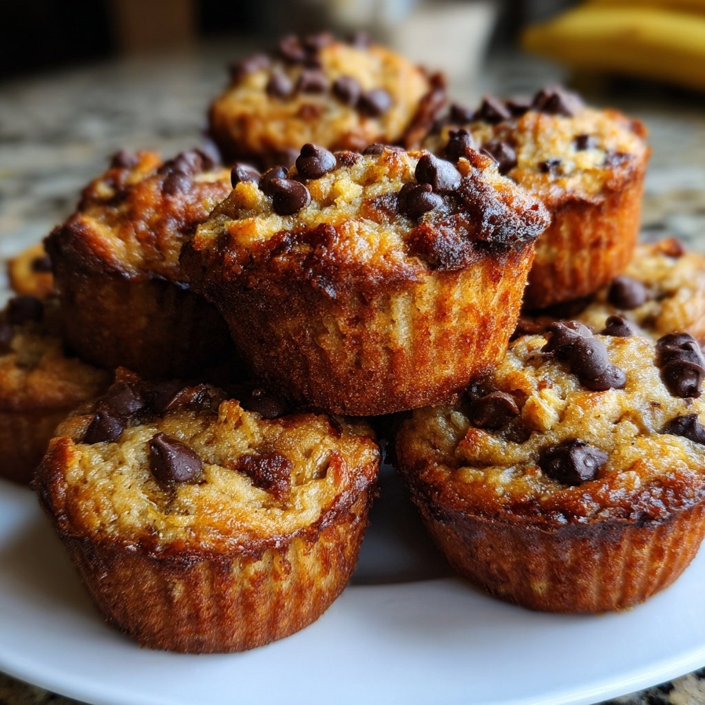 Banana Choco Chip Muffin Cups