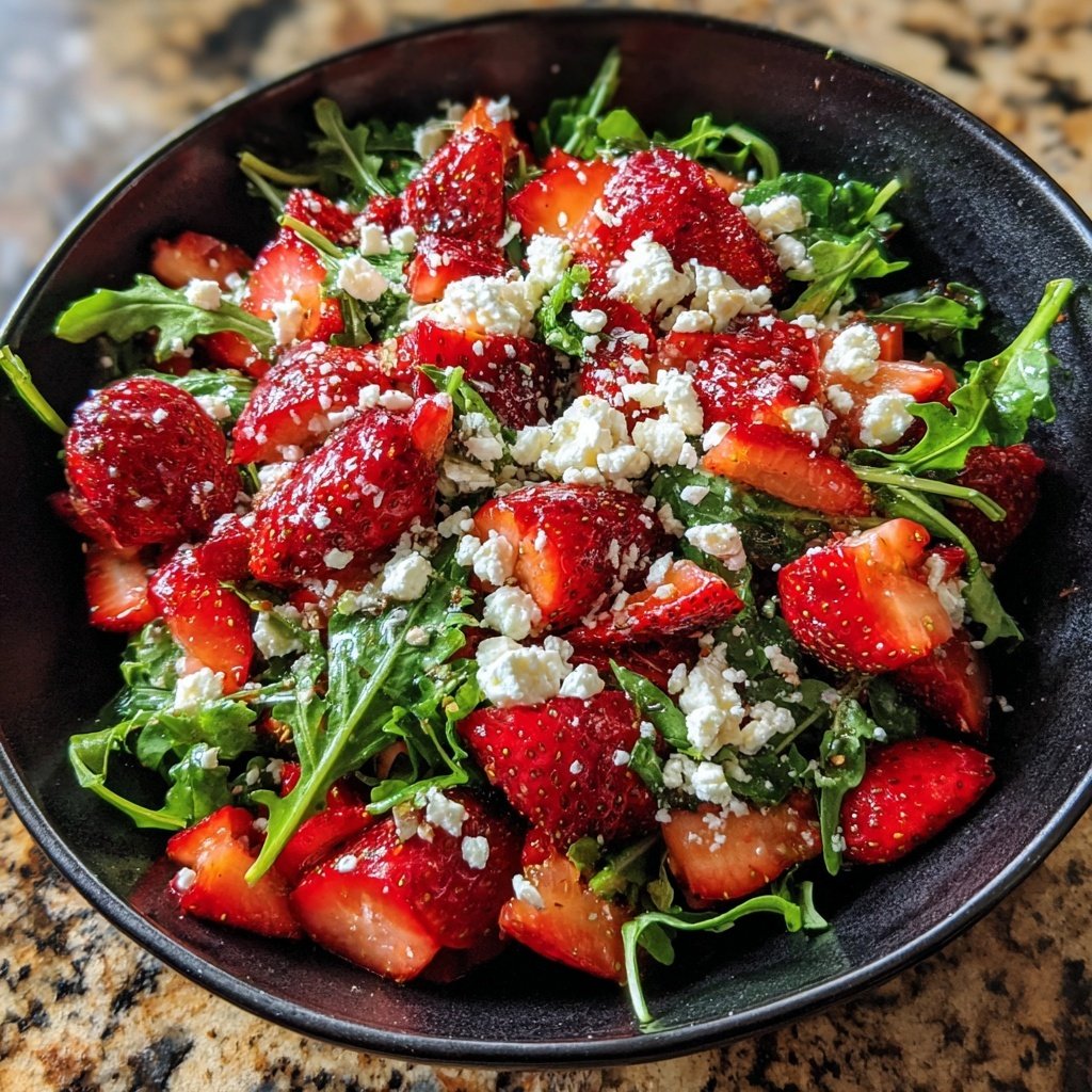 Refreshing Strawberry Balsamic Salad
