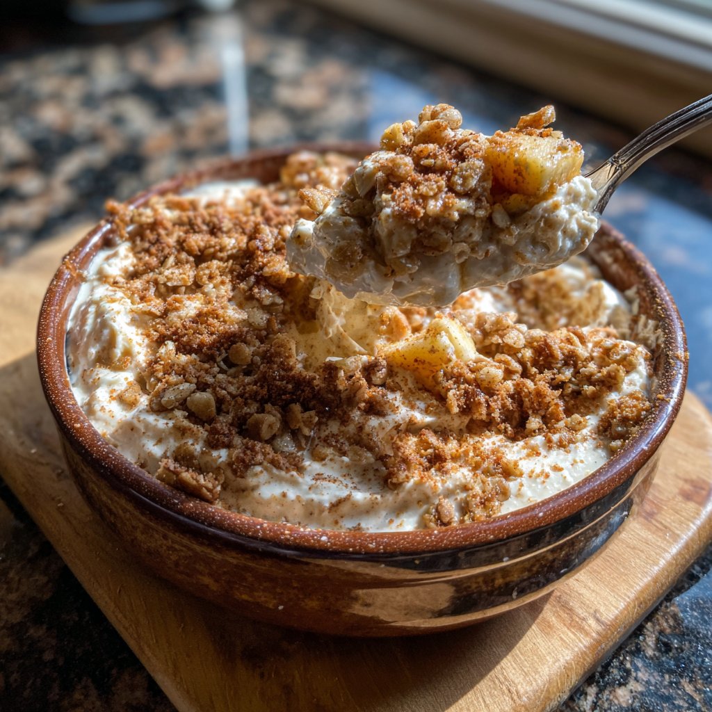 Spiced Apple Crunch Dip