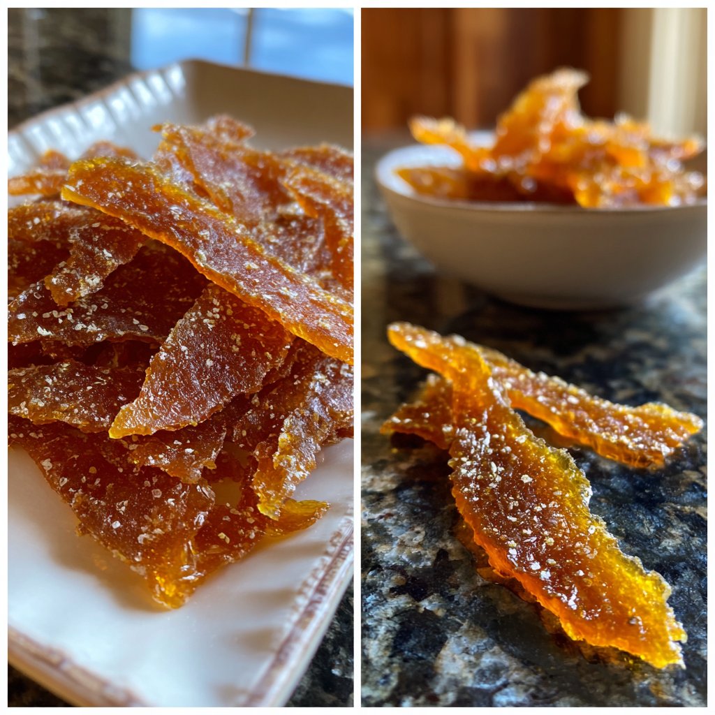 Candied Orange Peel for Chocolate Bark