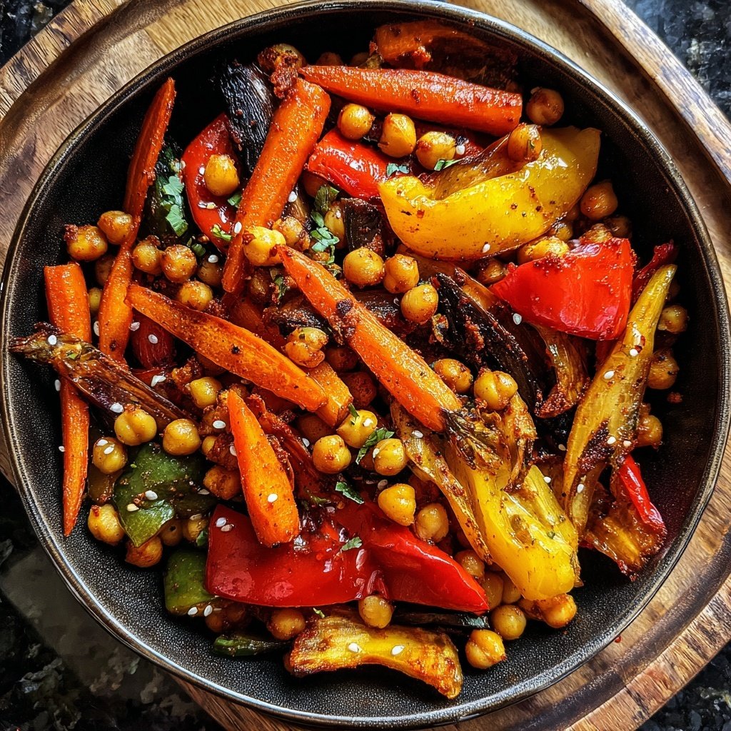 Harissa Roasted Veggie Bowls