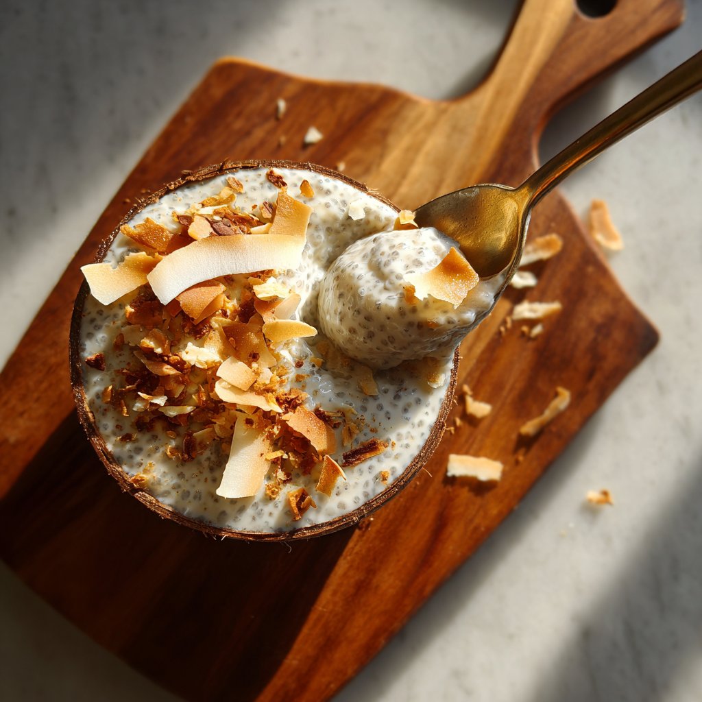 Vanilla-Coconut Chia Seed Pudding