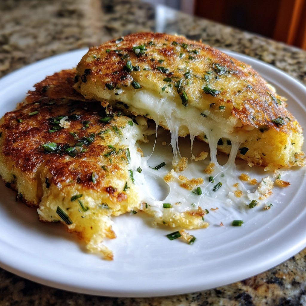 Cheese And Chives Pancakes