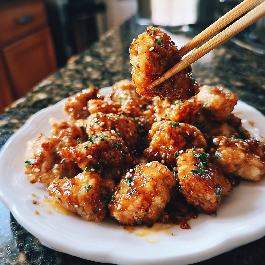 Honey Garlic Chicken Bites