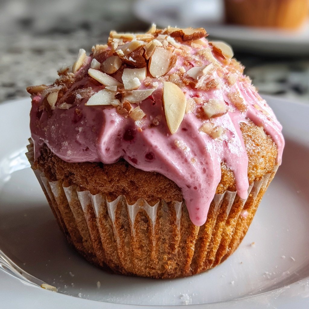 Raspberry Almond Cupcake Thrill