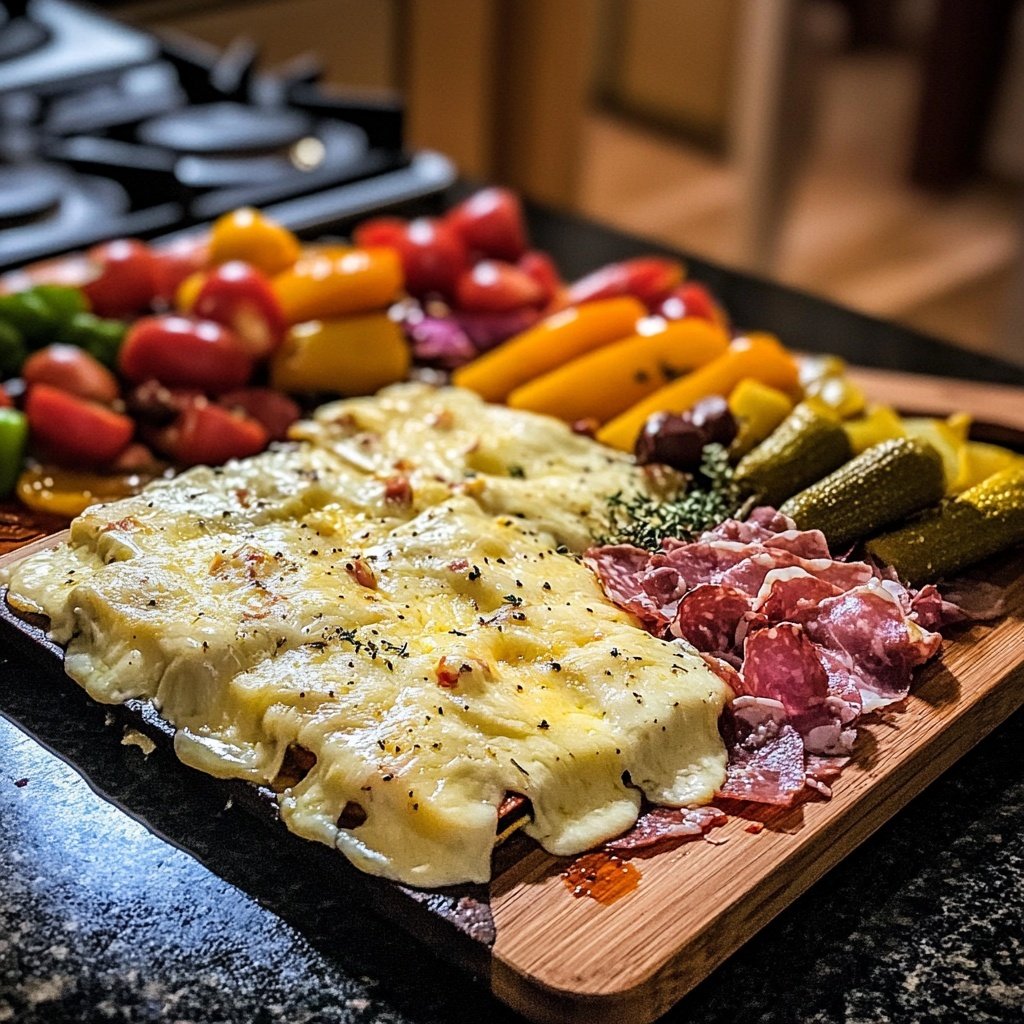 Raclette Party Ideas with Vegetables and Meats