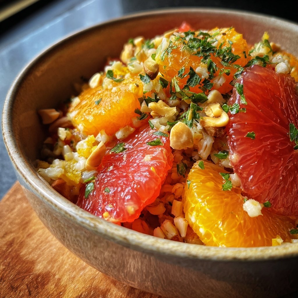 Winter Citrus Grain Salad