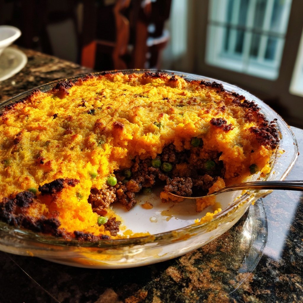 Shepherd's Pie with Sweet Potato Mash