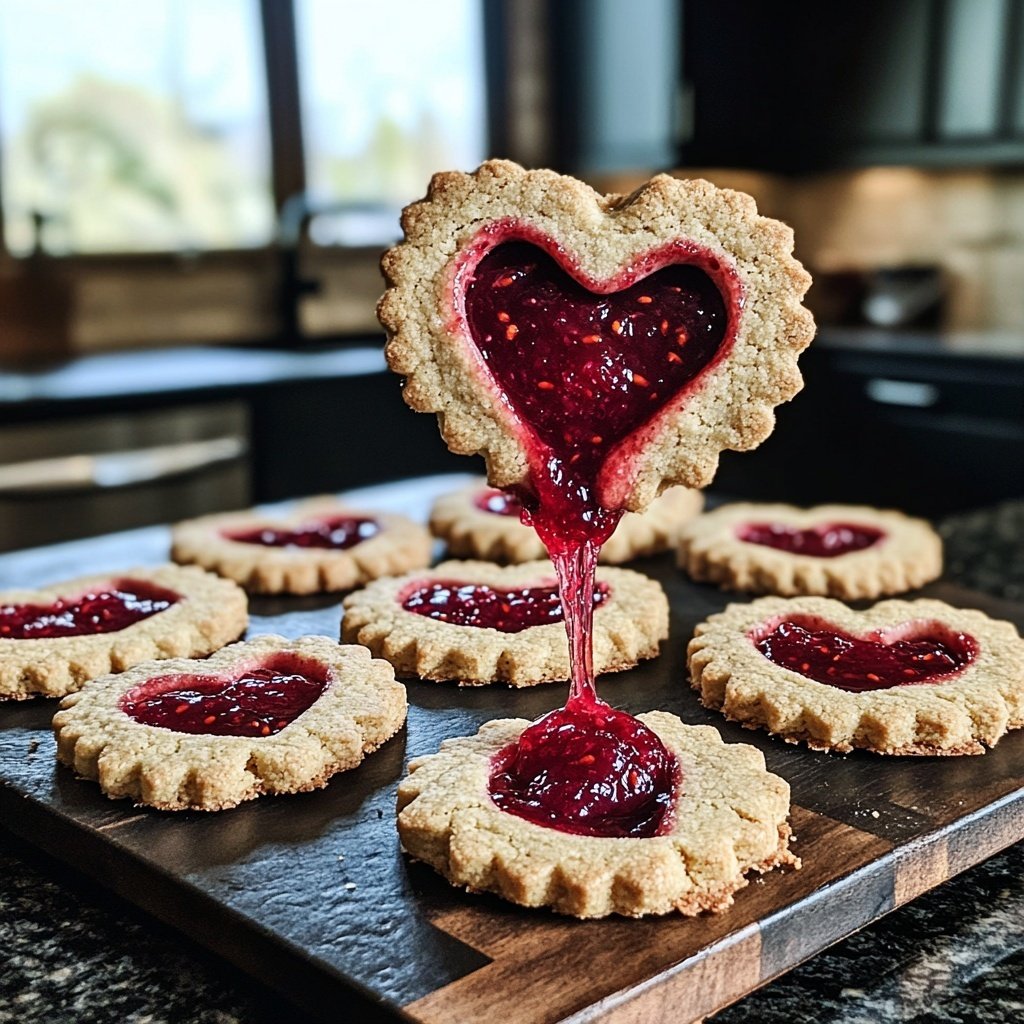 Jam-Filled Linzer Eye Cookies