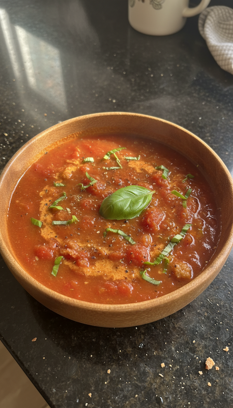 Classic Tomato Basil Soup