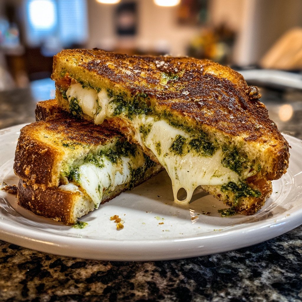 Easy Chicken Pesto Panini