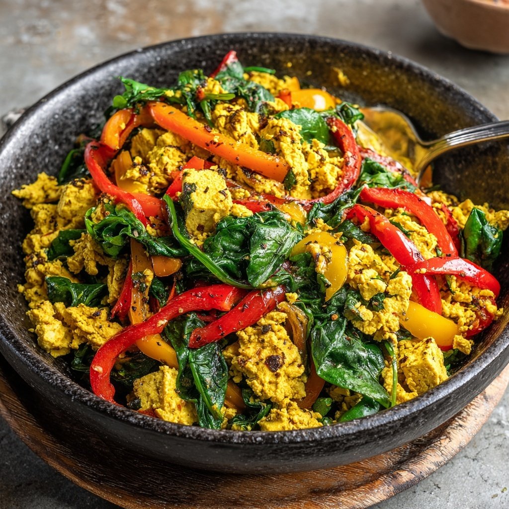 Tofu Veggie Scramble