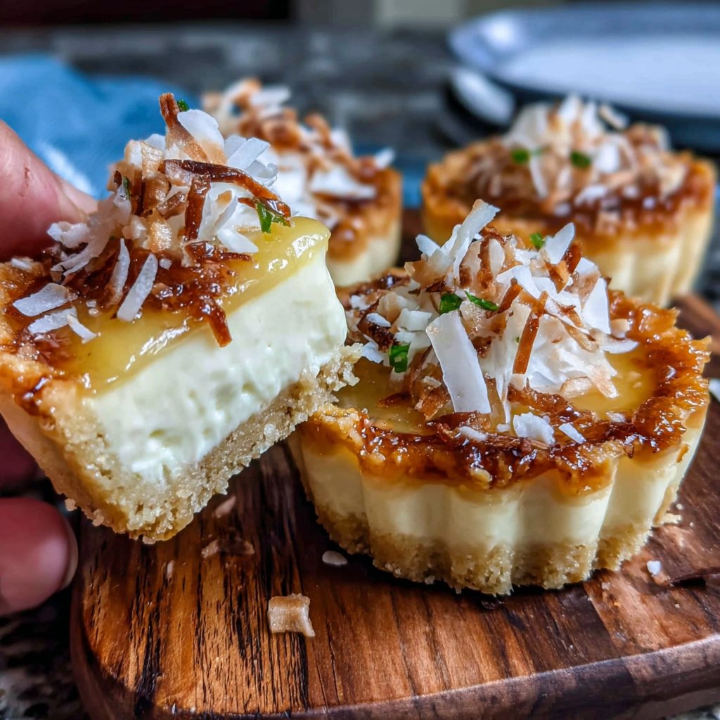 Mango & Coconut Panna Cotta Tarts