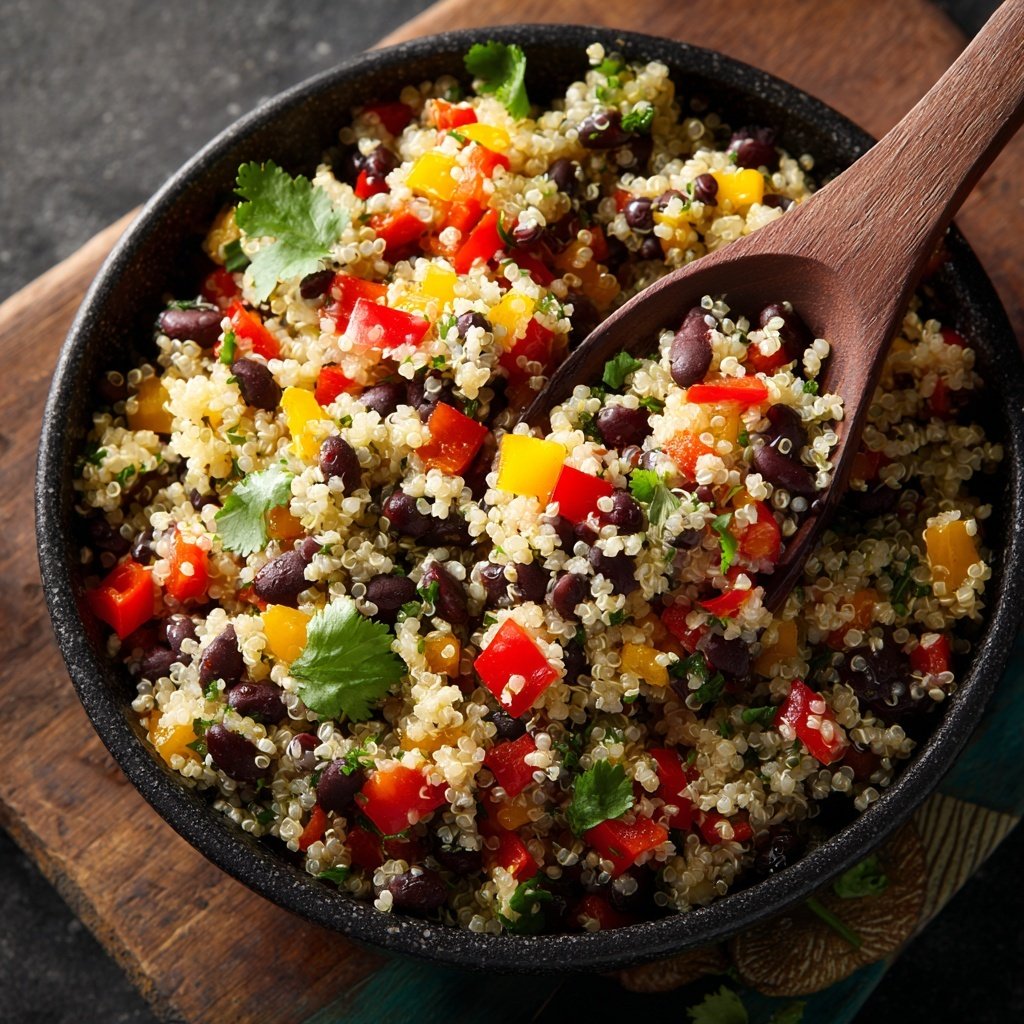 Quinoa and Black Bean Salad