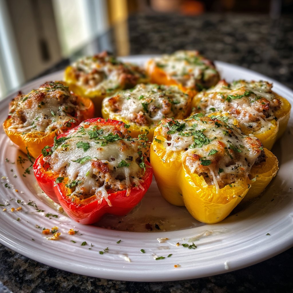 Stuffed Mini Bell Peppers