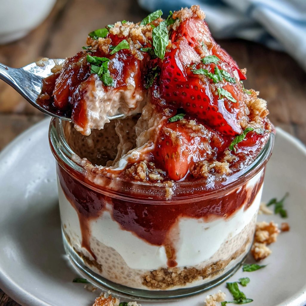 Strawberry Chia Seed Pudding