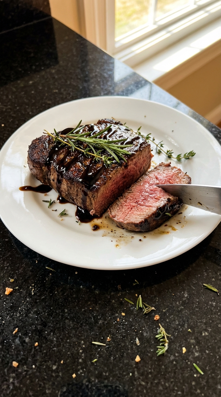Balsamic Glazed Filet Mignon