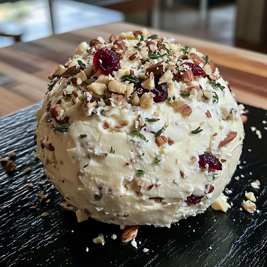 Delicious Christmas Cheese Ball