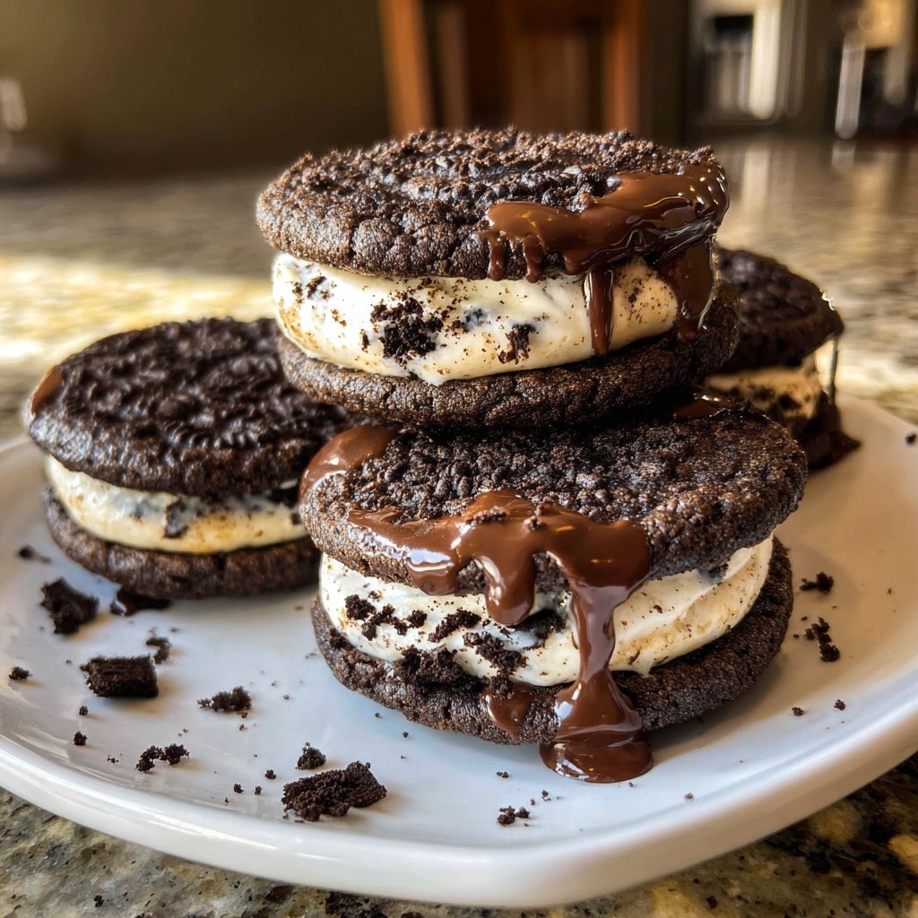 Cake Mix Oreo Cookies