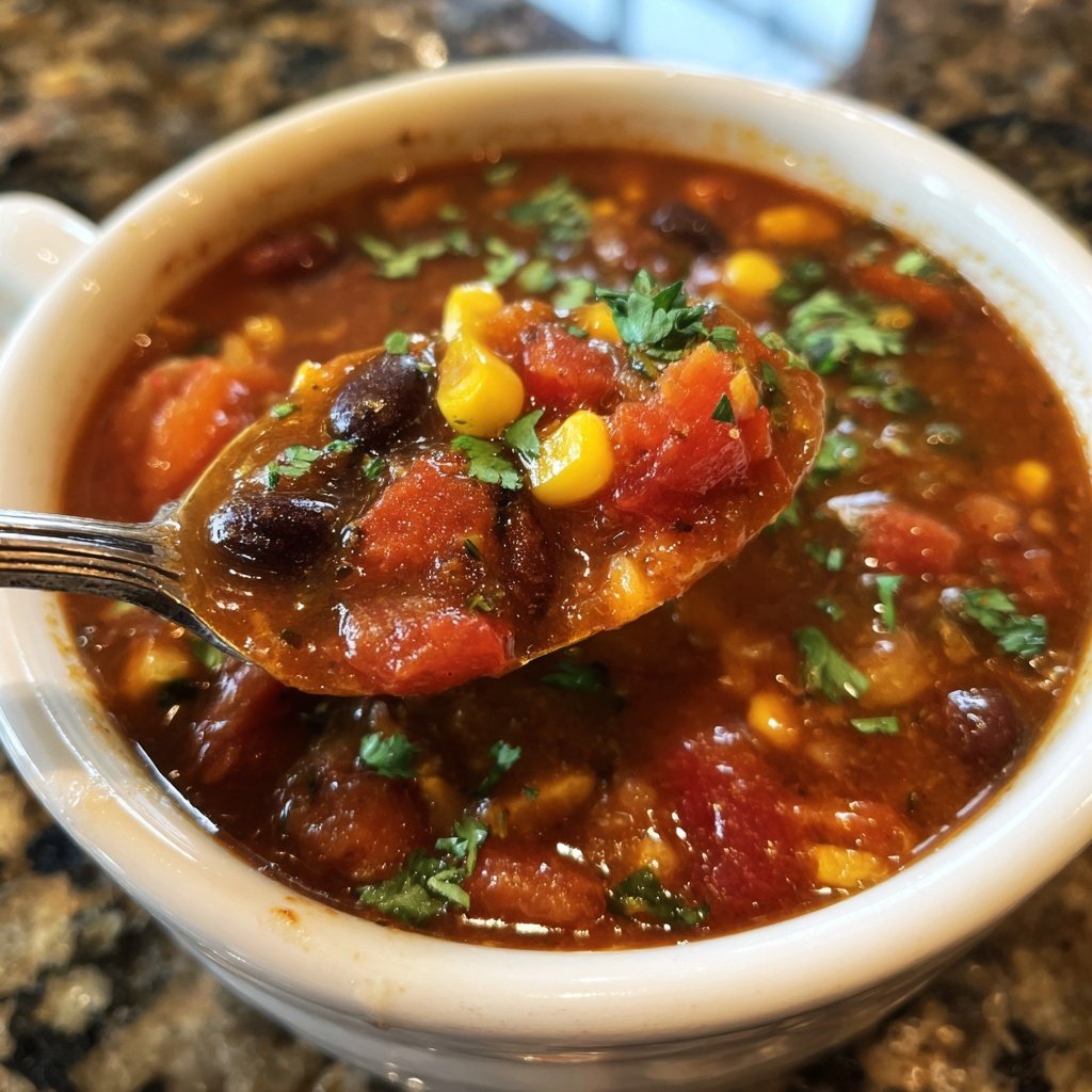 Vegetable and Bean Chili Bowl