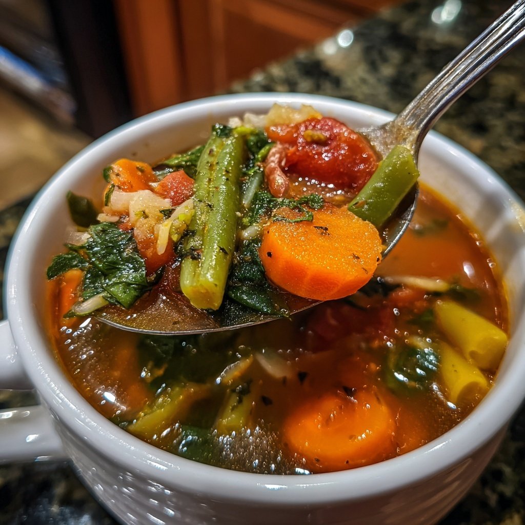 Winter Minestrone Veggie Soup