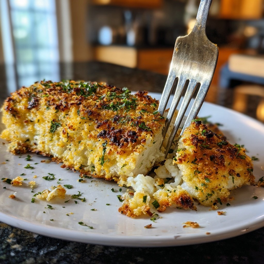 Parmesan Crusted Baked Fish