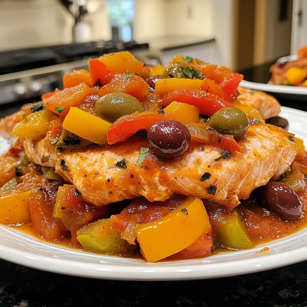 Salmon Cacciatore